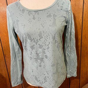 Ann Taylor - Women's Size Small - Green Long Sleeve Shirt - NWOT